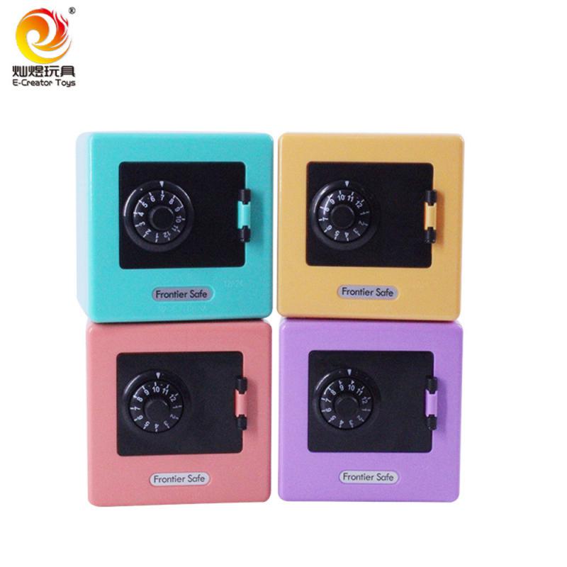 Cartoon ATM Mini Safe Piggy Deposit Bank Code Bank Household Ornaments Banknote Box Cash Saving Storage Christmas Gift