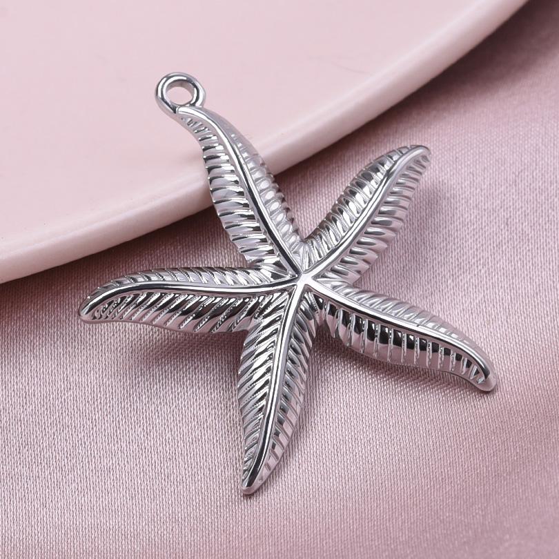 10pcs/Lot No Fade Metal Charm Sword Marine Organism Stainless Steel Pendants For Jewelry Making Supplies Animal Charms Findings