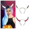 Stylish Cattle Horn Headpiece Proms Birthday Hairbands Fun Headwear Halloween Animal Festive Hair Headwear