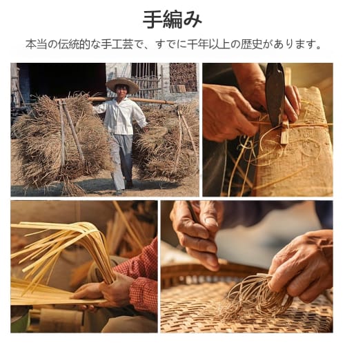 FFTQTOYS Rattan Round Trivet Pad, Heat-Resistant (20cm, 1.5cm Thick), Light Brown, 1 Piece