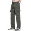Yalu Men's Fleece-Lined Loose-Fit Cargo Work Pants