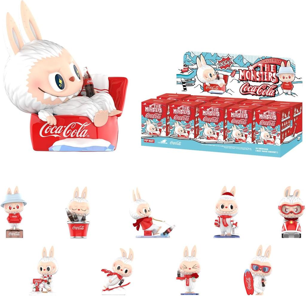 POP MART The Monsters Coca-Cola Series, Blind Box Figures, Home Decorations, Holiday Birthday Gifts, Single Box