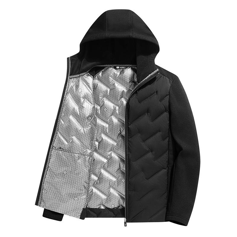 Men s  Women s Hooded Graphene Down Jacket - 90% Goose Down, Lightweight, Fashionable, Warm, Casual Couple Style for Autumn/Winter XS