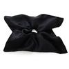 JewelVOX Scrunchie Hair Square Hair Cute and Adult Style Tie, Women's Accessory, Large, Square, (Black)