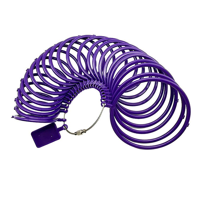 

1Set Plastic HK Bracelet Sizer Wrist Diameter Sizer For DIY Jewelry Making Loop Bracelet Measuring Tool фиолетовый