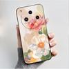 Coque Motif Imprimé Pour ZTE Nubia Focus 2 5G Coque Arrière Silicone Souple Noire Coque Mignonne Fleur Cartoon