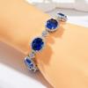 Zircon Bracelet, High-End Bracelet, Light Luxury Design, Jewelry, Colorful Treasure, Purple Accessories.