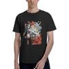 Anime Arifureta T-Shirt für Herren Baumwolle Rundhals Oberteile Sommer Lässig Kurzarm T-Shirt, Schwarz, 4XL