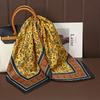 Fashion Print Silk Hairbands Scarf Women  Spring New Elagant Floral Bandana Neck Kerchief Head Bands Foulard Female Scarfs