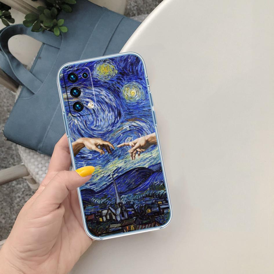 Starry Night Van Gogh Painting Case for Motorola G10 G20 G30 G31 G32 G34 G35 G41 G42 G50 G51 G52 G55 G60 G60S G62 G71 G72 G75