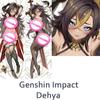 Genshin Impact Dehya Cosplay Dakimakura Full Body Pillow Case Anime Game Pillow Case Otaku Pillow Cover XMAS Decoration