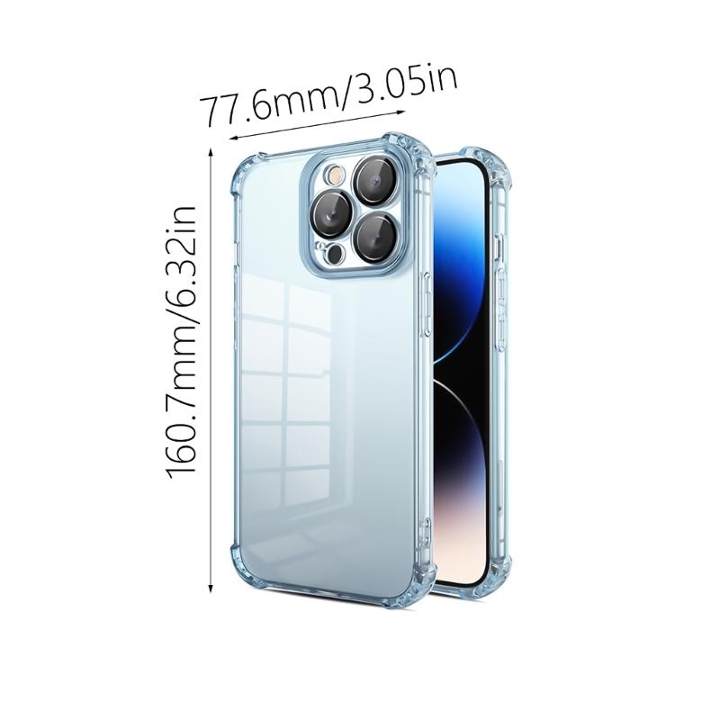Protective Skin Clear Case for Phone 14 Full Coverage Housing Waterproof Cover Scratch Resistant Protector Case