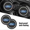 1/2pc Car Coaster Water Cup Anti-Slip Silicone Pads Accessories For Focus Fiesta ST RS Mondeo Kuga Mustang Escort KA S-Max