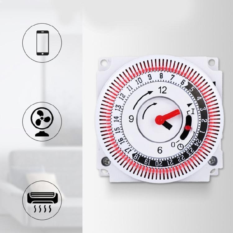 Countdown Timer Switches Mechanical Switches Timer 15min–24h 24 Hour Cycle For Safe Appliance Operation