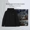 K-Boxing Men's Water-Resistant Hooded Business Casual Jacket NKDN3361