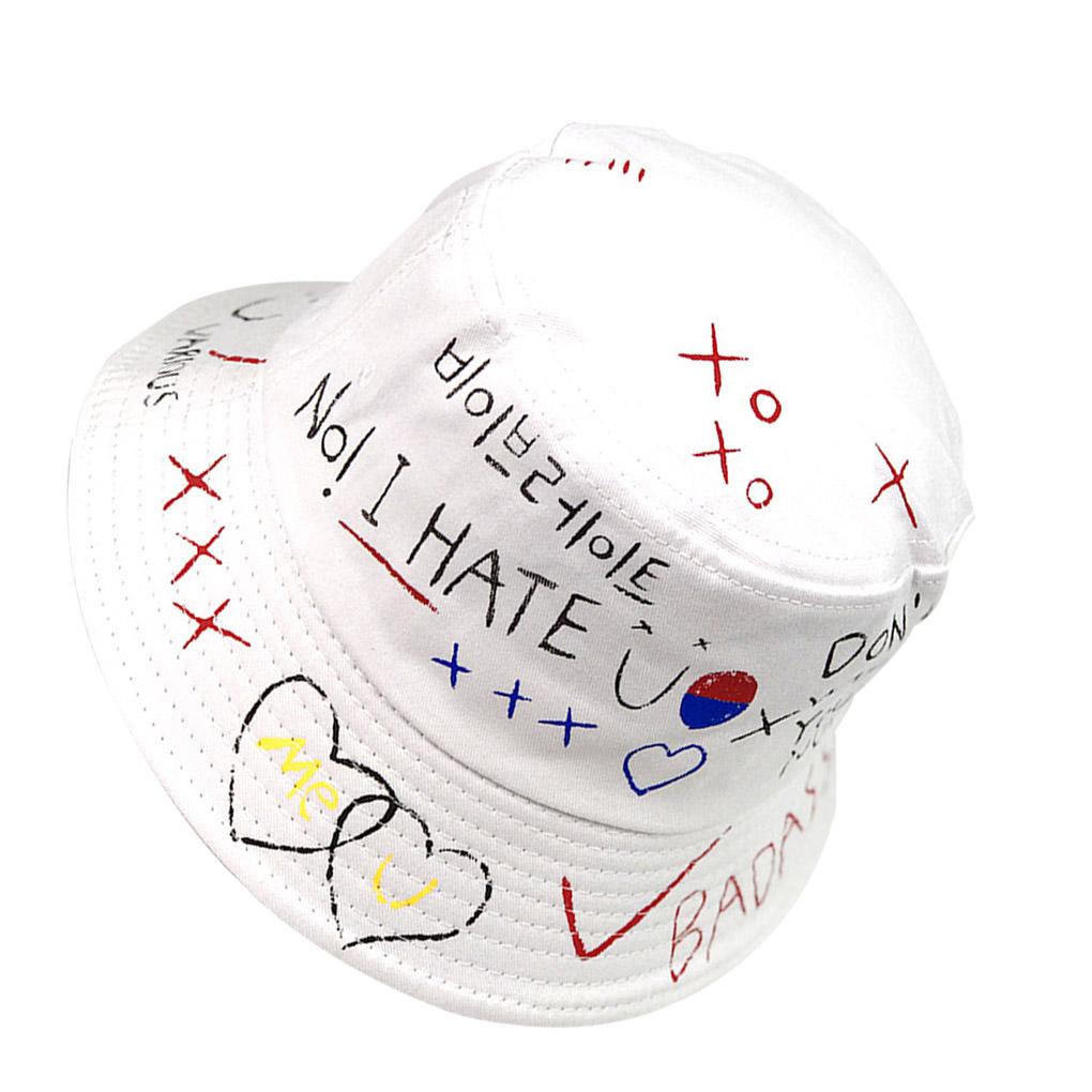 Hip Hop Bucket Hat Personalized Graffiti Style For Unisex Fisherman Hat Fisherman Hat Hip Hop Cap
