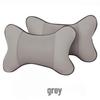 Universal All-Season PU Bone Car Neck & Lumbar Support Pillow