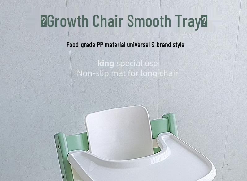 Compatible Tray for STOKKE Tripp Trapp High Chair - Smooth Surface for Suction Cup Bowls