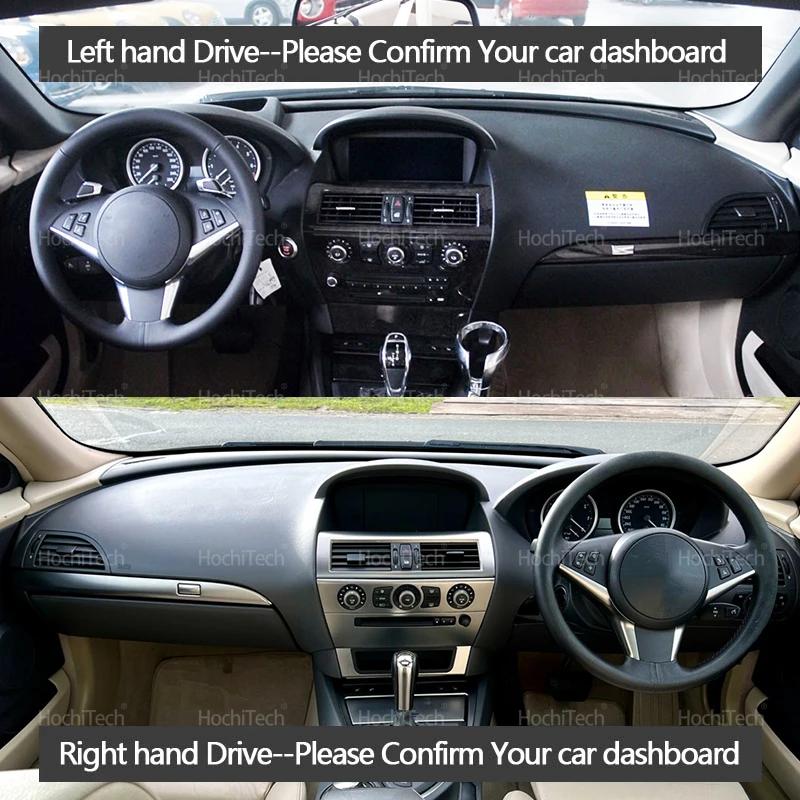 Für BMW 6er E63 E64 630 640D 650I 2003-2010 Auto Armaturenbrettabdeckung Dash Mat Board Pad Teppich Dashmat Anti-UV Matten