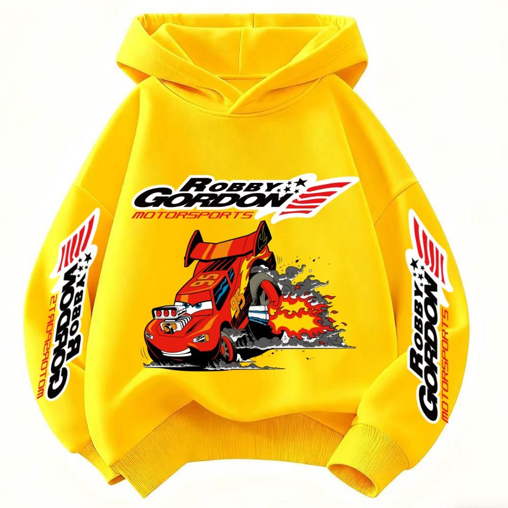 

Машини Блискавка Макквін Веселий Принт Дитячий Худі Хлопчик Дівчинка Осінь Зима Повсякденний Вуличний Відпочинок Повсякденний Теплий Спортивний Одяг 100