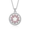 In-Stock Aromatherapy Hollow Diamond Pendant Necklace