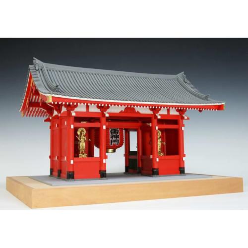 Woody Joe 1/50 Kaminarimon Painted Wooden Model Assembly Kit