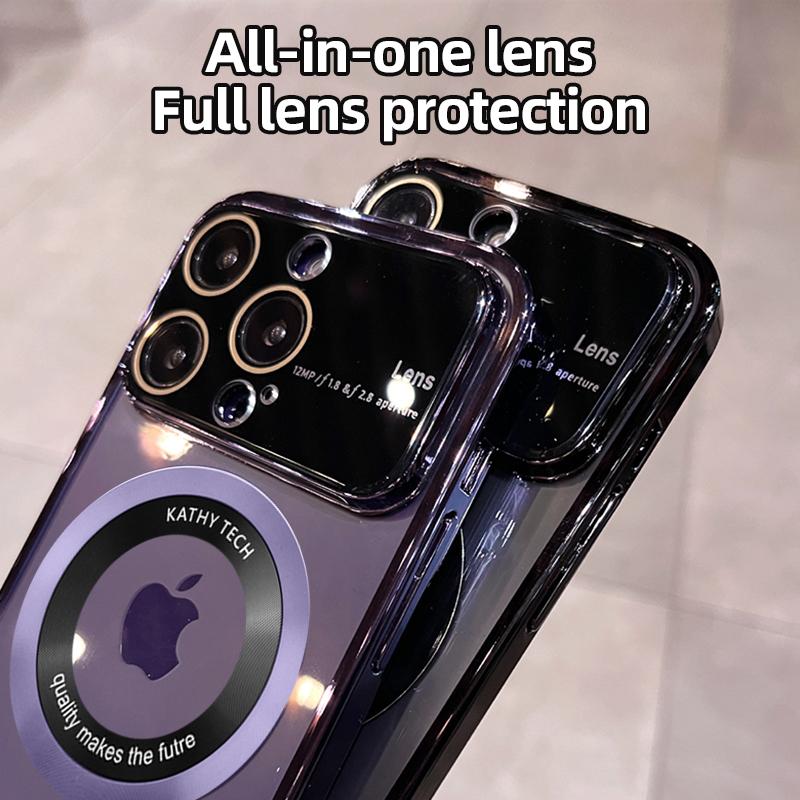 Beschichtung Objektiv Kamera Fall für IPhone 15 14 13 12 11 Pro X XR XS Max 7 8 Plus harte Kamera Schutz Abdeckung Drahtlose Ladegerät