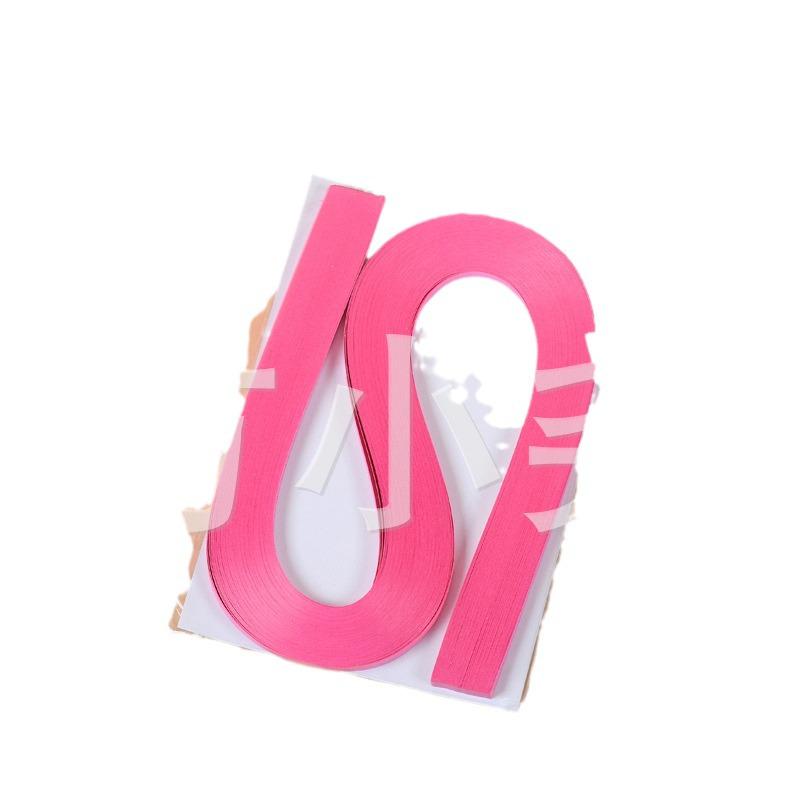 10mm Wide Monochromatic Quilling Strips - 120 Handcrafted Paper Strips, 53cm Long for Quilling Art