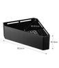 Yamazaki Magnetic Bathroom Corner Toy 33 X X 10 Tower 4265 Rack, Black, Approx. 18.5 Cm,