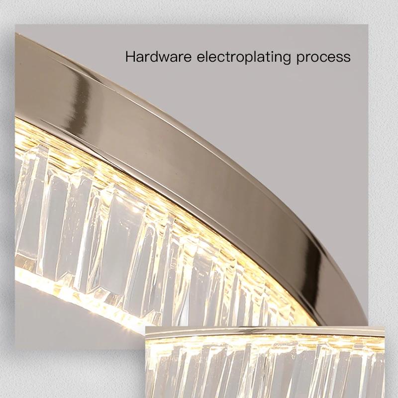 Nordic Design Luxury Living Room chandeliers Bedroom Dining Room Pendant Light Gloss Lamp Room Decoration Ring Lighting Fixture