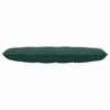 Back Cushion Dark Green 140 x 50 cm Cord Fabric