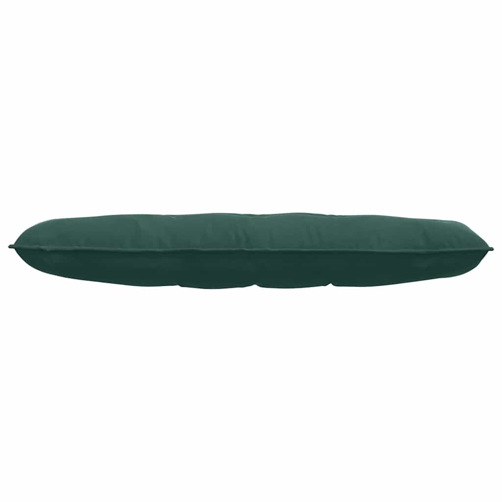 Back Cushion Dark Green 140 x 50 cm Cord Fabric