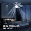 LED Ceiling Fan Light E26/E27 Base 30W  Dimming Suitable For Living Room Study Household Use 85-265v