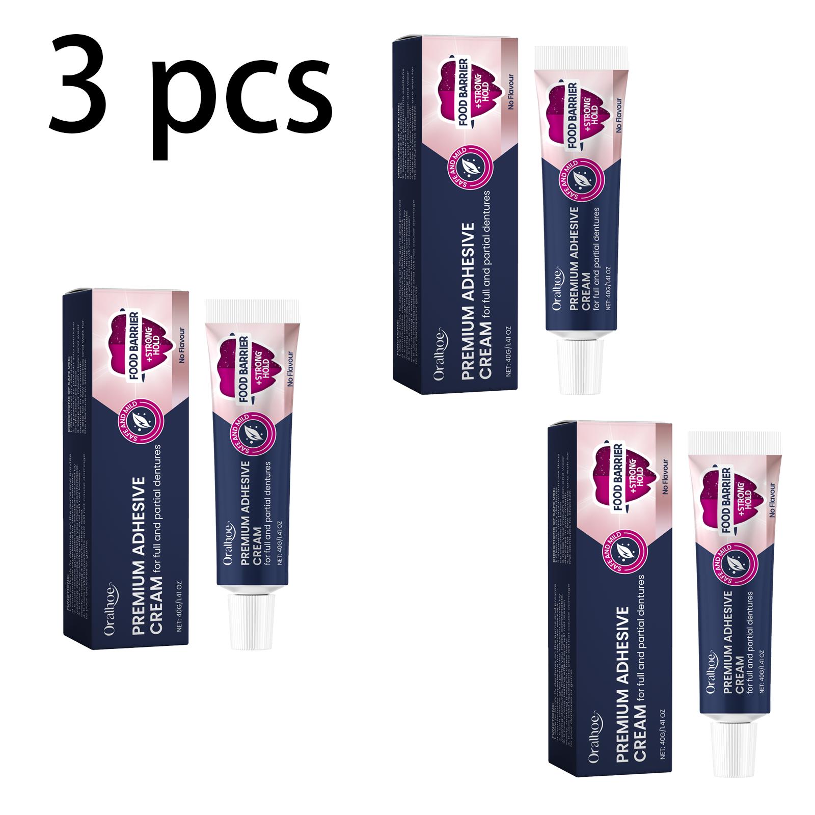 

Клей для зубных протезов Oralhoe, прочный и долговечный, предотвращает расшатывание протезов, фиксирующий гель для протезов 40 г