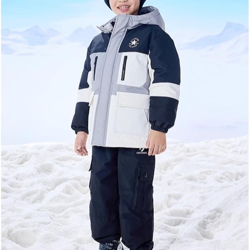 Converse Down Jacket Neutral Gray Kids' CV2442386GS-002