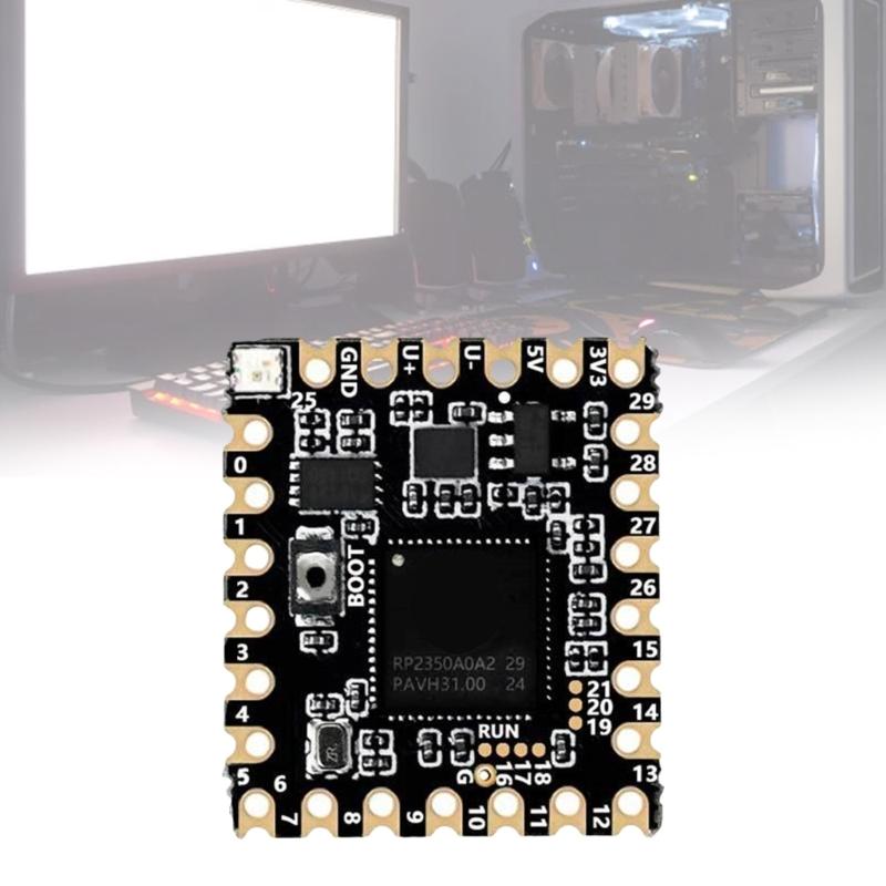 Thin RP2350 Cored A Microcontroller Board ARM M33 Processor 520KB And 4MB Flash For Prototyping For RPi