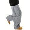 Men's Summer American Retro Overalls, All-match Solid Color, Outdoor Slim Straight Casual Trousers