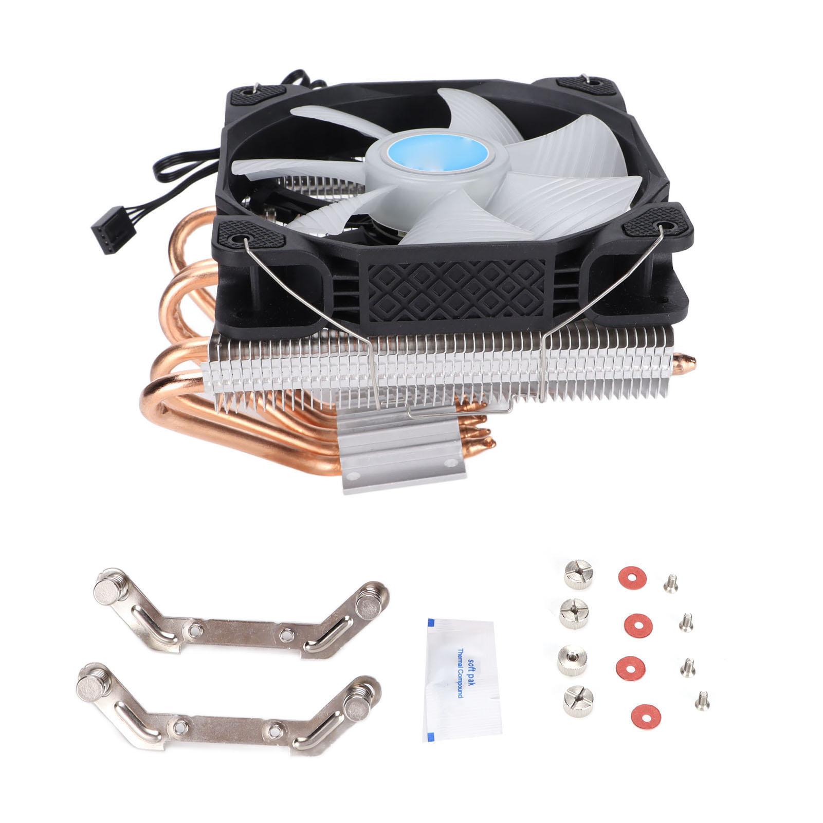 

Процессорный кулер Хорошее рассеивание тепла Интеллектуальное управление 5 медных трубок PWM вентилятор Беззвучный RGB процессорный вентилятор для