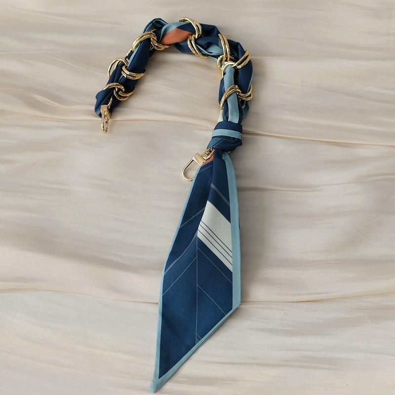 Nové příslušenství k telefonu Řetízek k mobilu Hedvábný přívěsek Univerzální květinový potisk Krk Crossbody Řemínek na chytrý telefon Řetízky na telefon