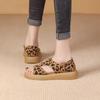 Summer New Soft-soled Two-wear Roman Sandals 2025 Thick-soled Large-size Casual Leopard Print Beach Sandals Women