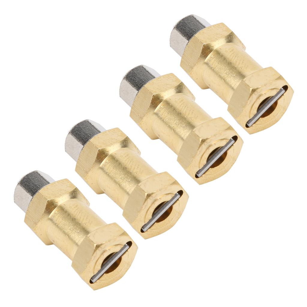 4Pcs RC Brass Connector Accessory for 1Celsius10 Remote Control Car Easy Installation Golden