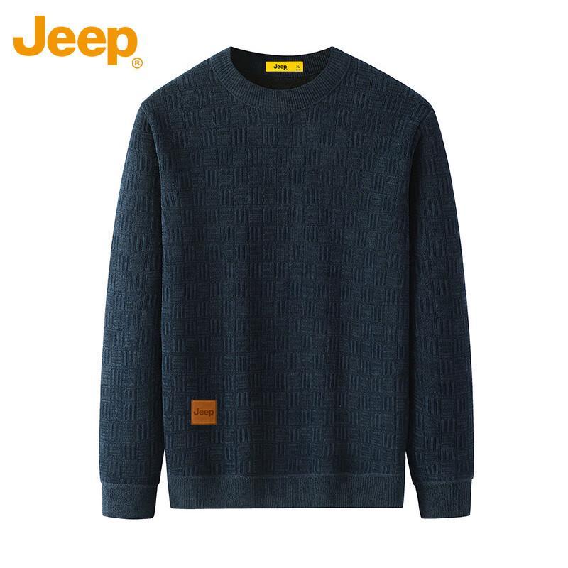 Jeep Men's Winter Chenille Knit Sweater