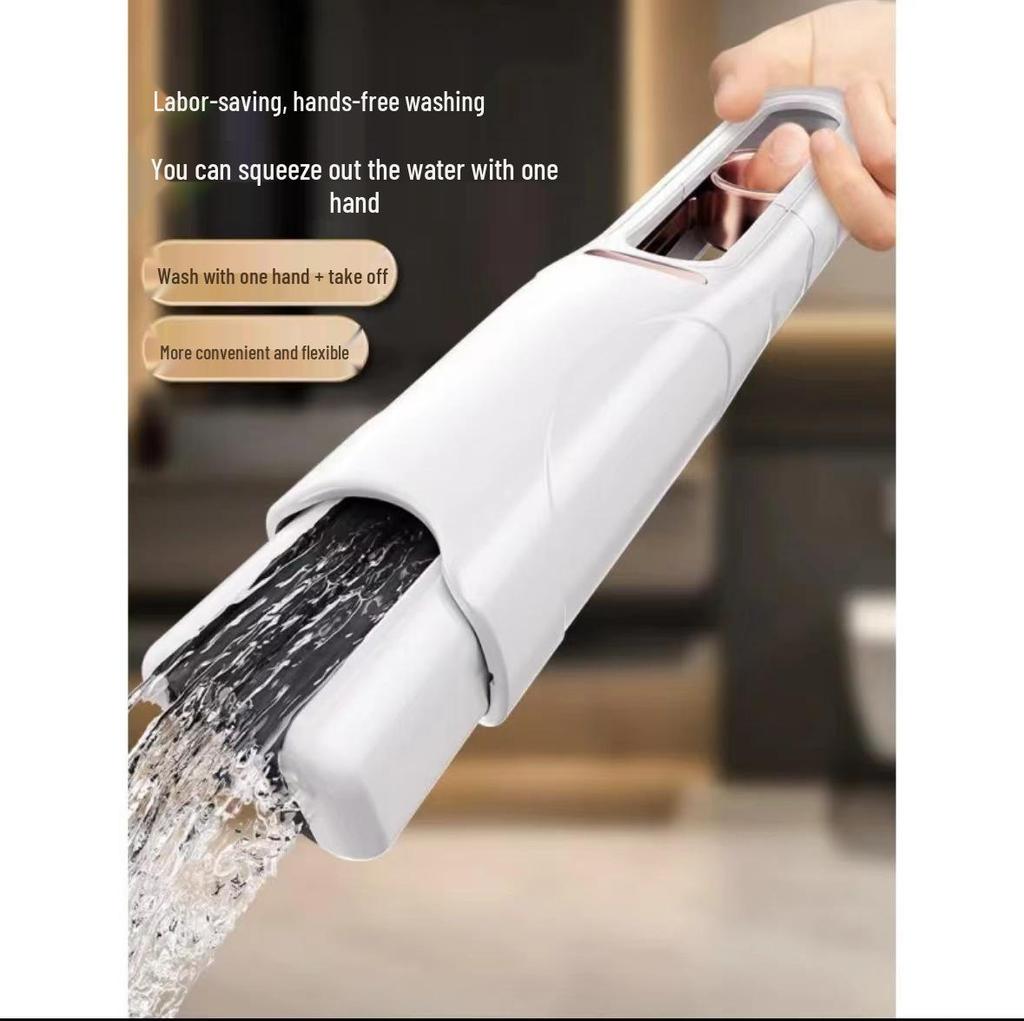 Compact Hands-Free Multi-Purpose Sponge Mop for Absorbent Cleaning: Perfect for Desktops, Kitchens, Bathrooms, and Glass.