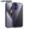 KEYSION Transparent Case for Xiaomi POCO X8 Pro Max Soft Silicone+PC HD Clear Simple Shockproof Phone Back Cover for POCO X8 Pro