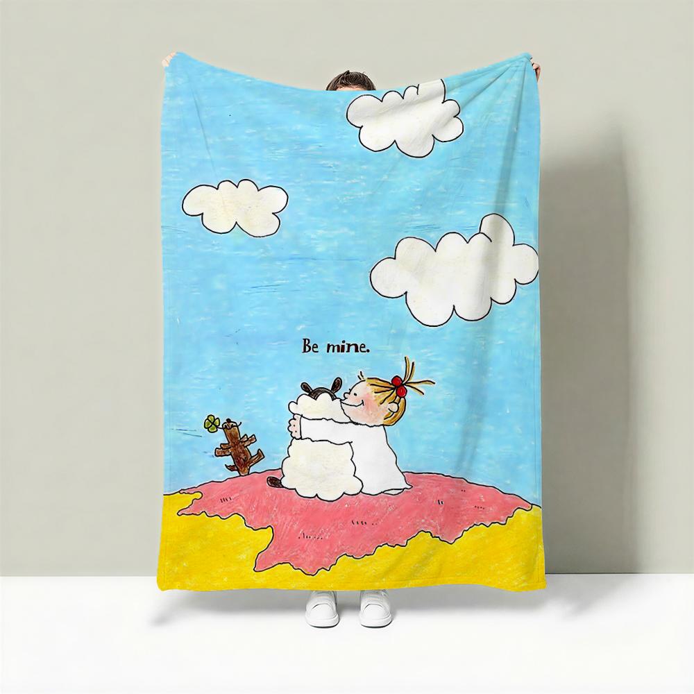 

Cartoon C-Coco and the Wondrous Gang Throw Lightweight 240g Flannel Blanket Soft Skin-friendly for Summer Cooling 75cmx90cm