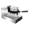 Commercial Electric Burger Waffle Maker with Stainless Steel Material Non-Stick Waffle Press Machine Time Temp Control Ideal fo