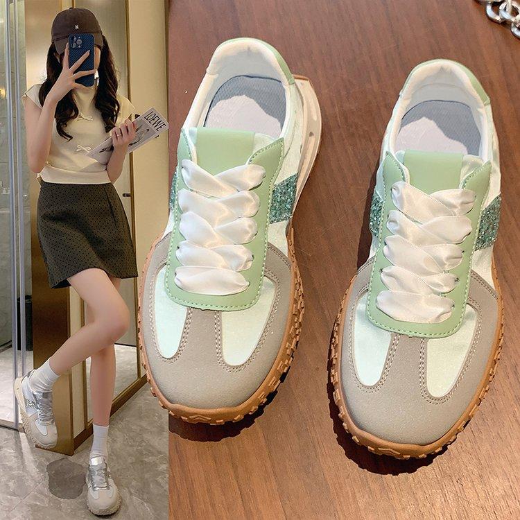 2024 Новые толстые кроссовки на шнуровке спереди — фото 8