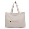 New Simple Casual Canvas Bag College Student Commuting Class Bag Female Lazy Wind Large Capacity Large Bag Female
