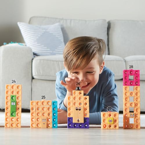 Numberblocks MathLink Cubes Numbers 21-30 255-Piece Activity Set Math Toy Japanese Guide Included 96321-J