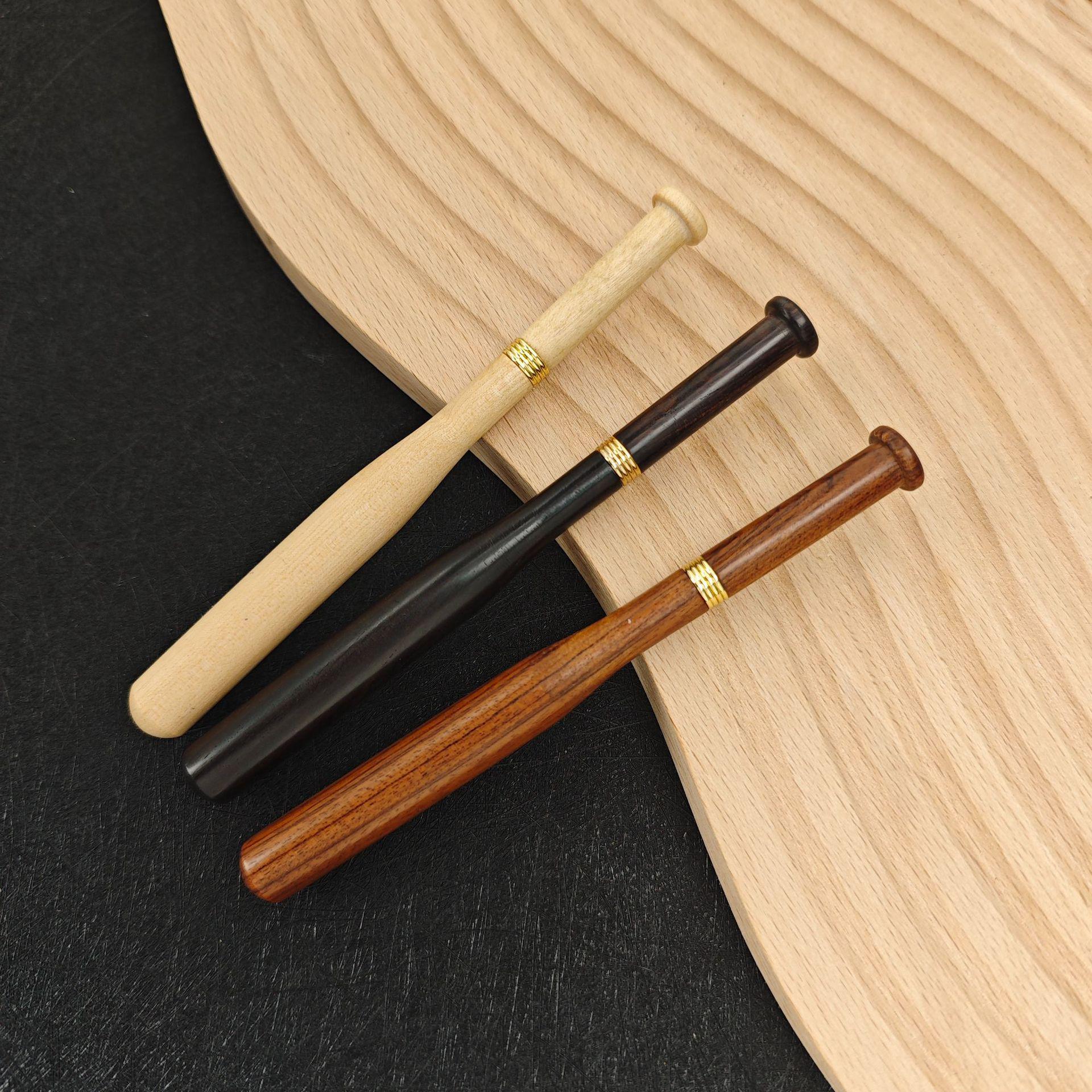 Подарочный набор шариковых гелевых ручек из палисандра - Индивидуальный дизайн, цельное дерево, в подарочной коробке эбеновый